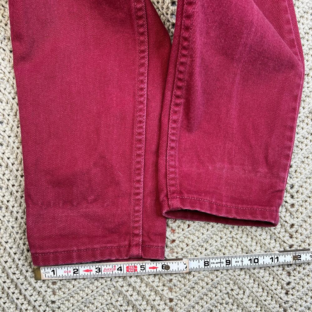 Vintage 90s Red 912 Levi’s Jeans - Slim Fit Tapered Leg - Size 26 x 30 - Picture 8 of 8